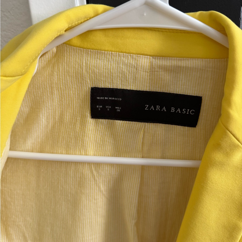 Zara Yellow Blazer